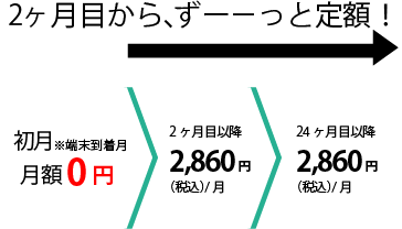 ruumモバイル20GBプランの月額利用料